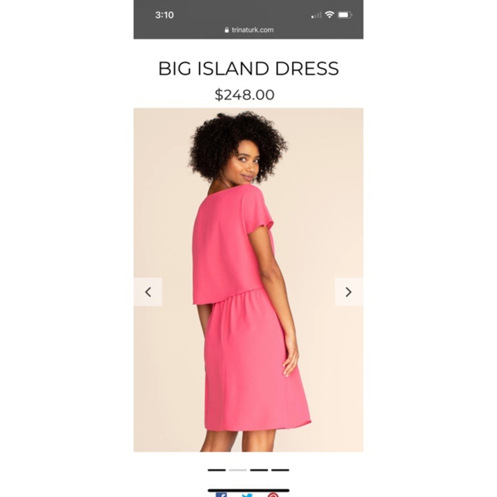 NWT Trina Turk big island relaxed fit dress